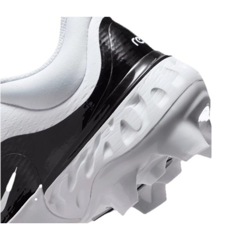 NIKE ALPHA HUARACHE ELITE 4 LOW MCS BASEBALL CLEATS WHITE Size 10.5 [FD6255-101] - Picture 7 of 8